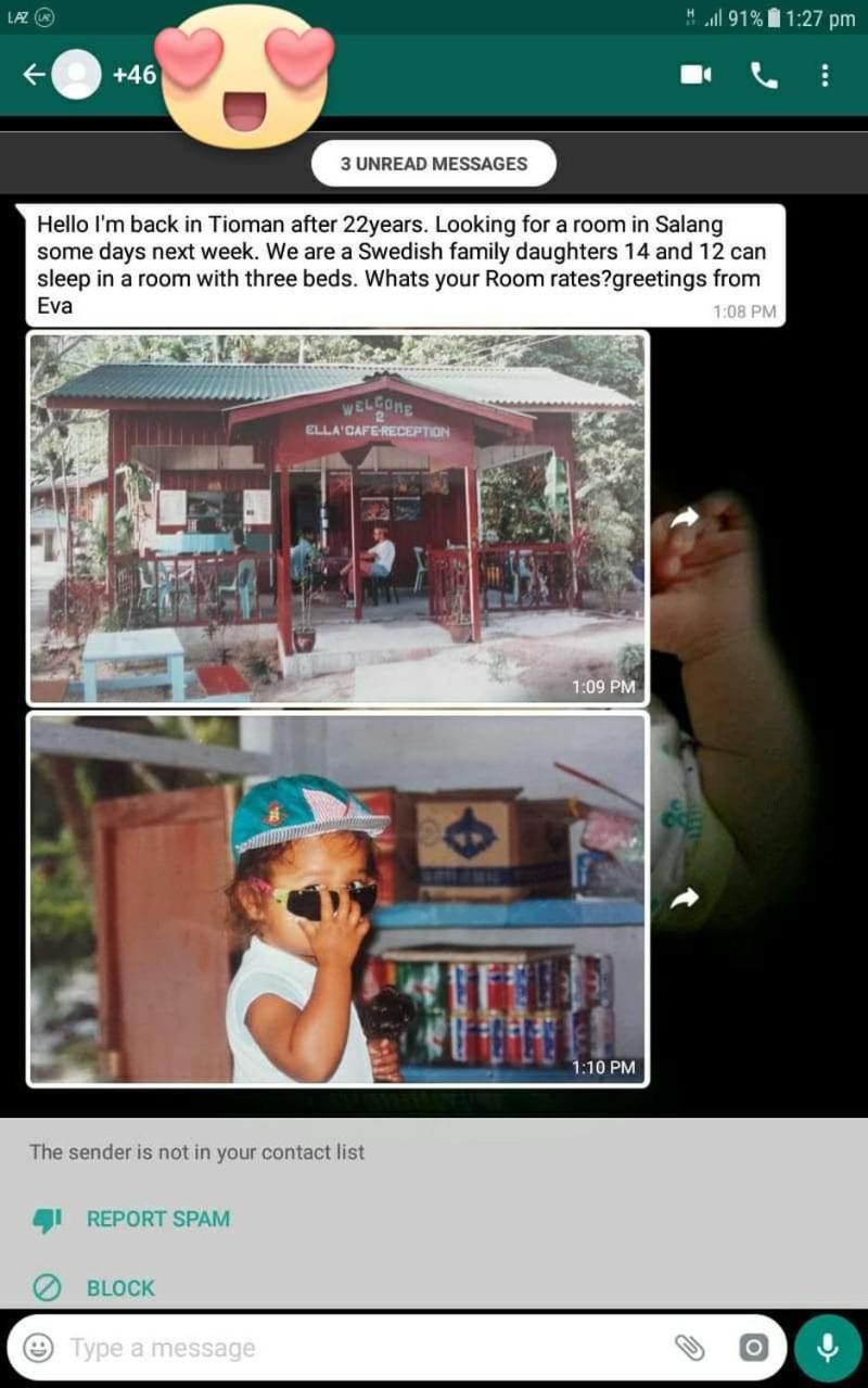 Ella'S Place Salang Tioman Kampong Ayer Batang Exterior foto